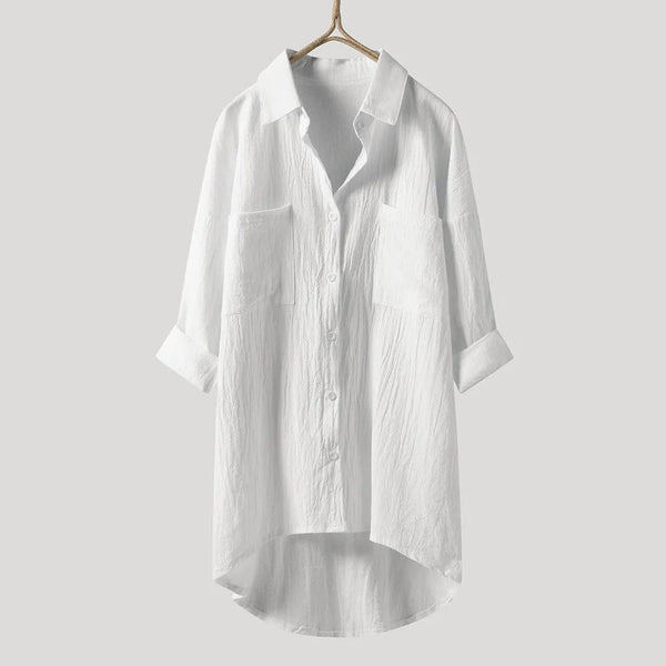 Angelina - Blouse met lange mouwen en een losse pasvorm - Azora
