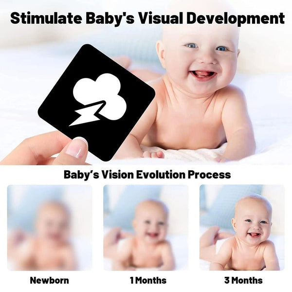 BabyBright™ - Visuele kaarten voor pasgeboren baby's - Azora