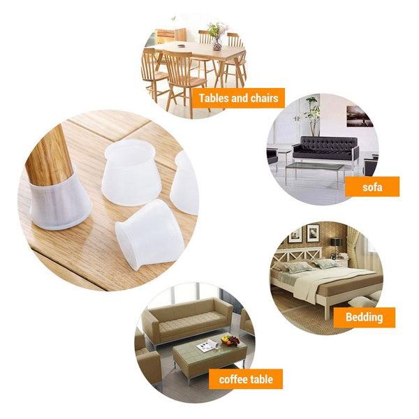 FloorProtect™ - Beschermhoezen voor stoel - en tafelpoten - Azora