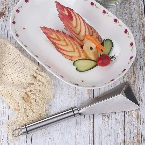 FruitSlice™ Stalen Snijmes - Maak van ieder fruitgerecht een feestje - Azora