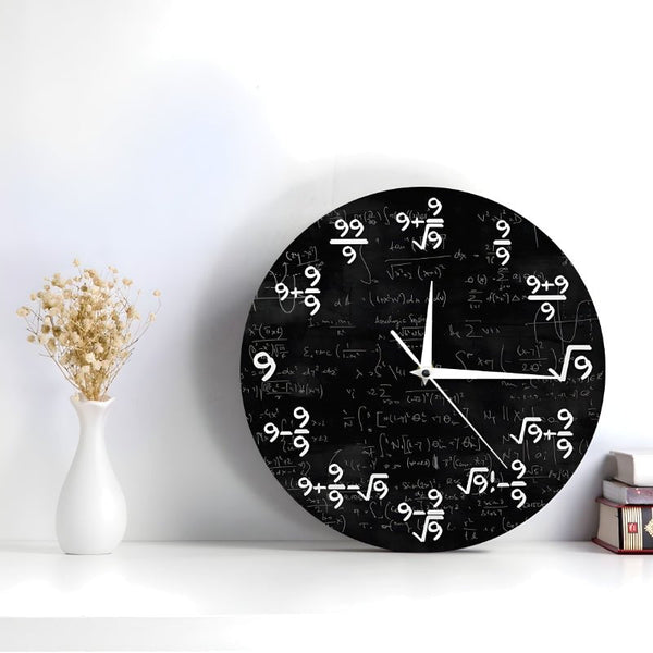 TimeFlair™ - Moderne wiskundige wandklok - Azora